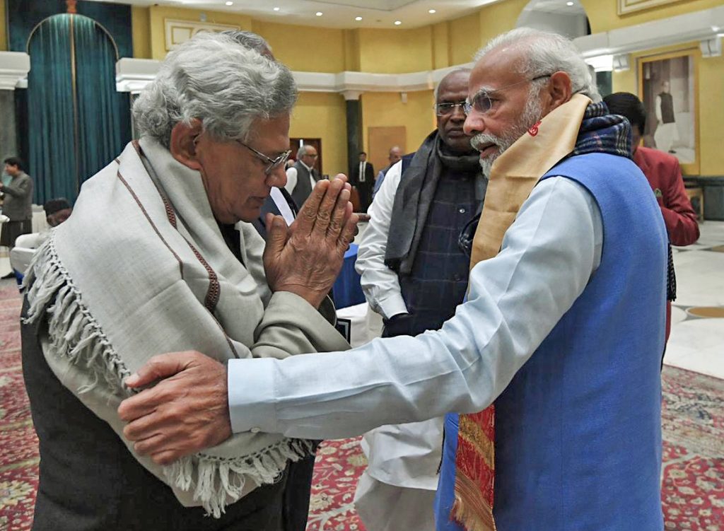 Leading Light Of Left: Prime Minister Modi Mourns Sitaram Yechury’s Death