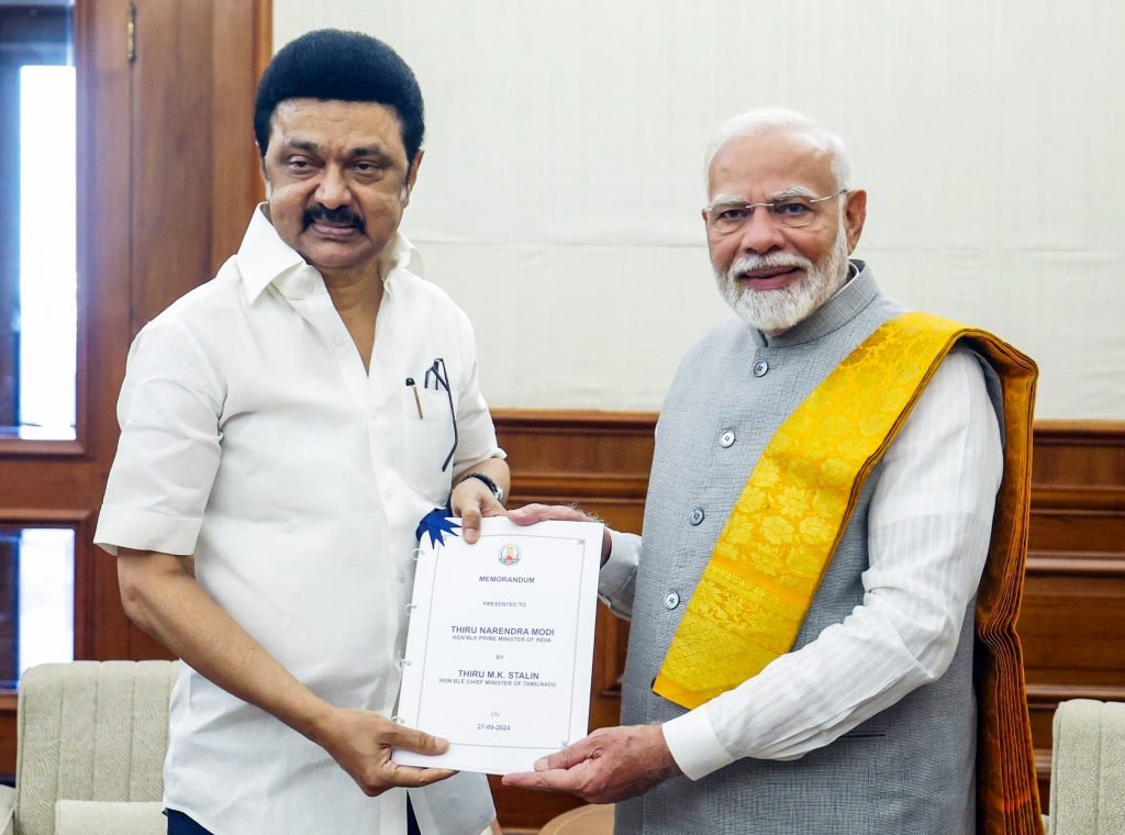 Tamil Nadu CM Stalin Meets PM Modi, Seeks Funds For Samagra Shiksha And Chennai Metro