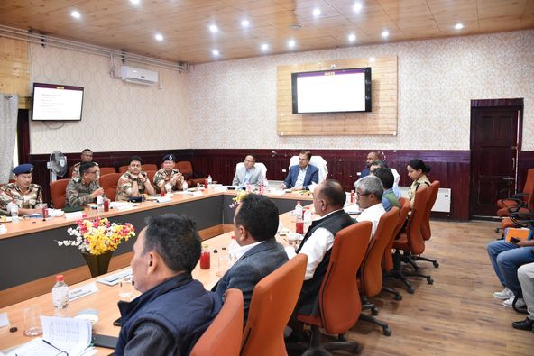 Press Release: Secretary, Border Management, MHA chairs review meeting on Border Infrastructure and Vibrant Village Programme