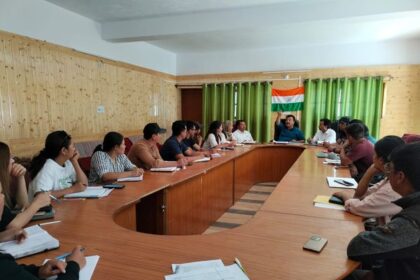 Press Release: Assistant Commissioner Development convenes review meeting at Khaltse