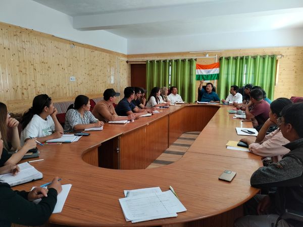 Press Release: Assistant Commissioner Development convenes review meeting at Khaltse