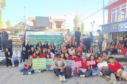 Press Release District Social Welfare Office, Leh organizes Nukkad Natak and Flash Mob in main market Leh to Promote De-Addiction Awareness