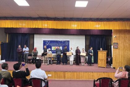 PRESS RELEASE Laptops distributed to Meritorious Students under LAHDC subsidy scheme