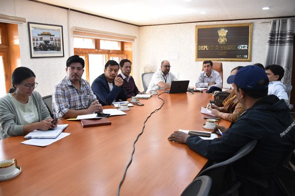 Press Release: ADDC leh reviews Aadhar saturation in Leh District