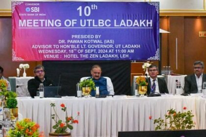 Promote Government schemes and felicitate loans; Advisor Ladakh chairs 10th UT- Level Banker’s Committee Meeting