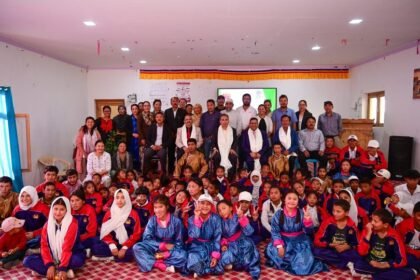 PRESS RELEASE Chief Justice (A) visits the only Govt Inclusive School at Chuchot Yokma, Leh