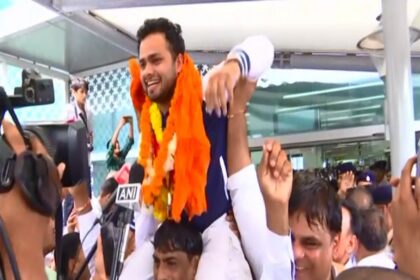 India’s History-Making Paralympians Touch Down In Delhi To Rousing Welcome