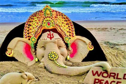 Ganesh Chaturthi: Sand Artist Sudarsan Pattnaik Sculpts Lord Ganesha At Puri Beach