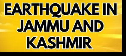 3.9 MAGNITUDE EARTHQUAKE STUCK IN JAMMU AND KASHMIR