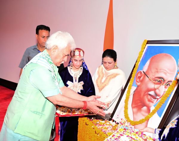 Today J&K is celebrating the birth anniversary of Father of the Nation, Mahatma Gandhi.