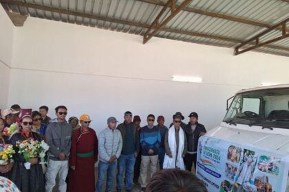 Hon'ble Councillor Nyoma Ishey Spalzang inaugurates SRMC Nyoma