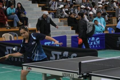 68th National School Games Table Tennis Championship 2024 continues at NDS Indoor Stadium Leh