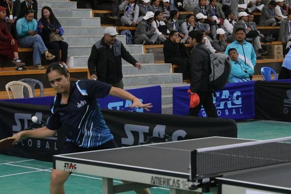 68th National School Games Table Tennis Championship 2024 continues at NDS Indoor Stadium Leh