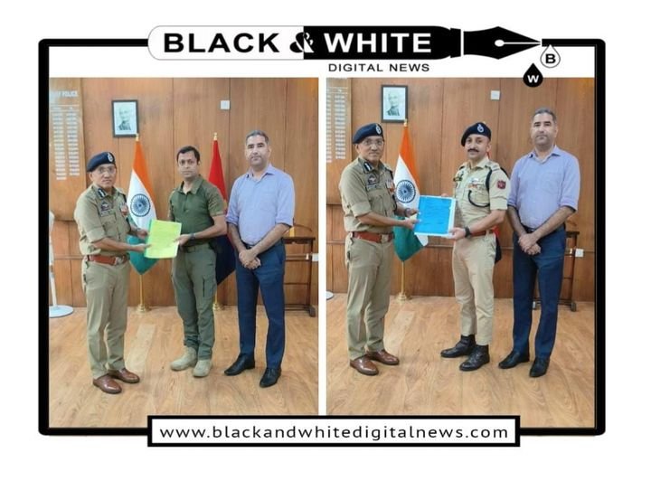 ADGP Jammu Facilitates Officers for Exceptional Efforts in Crime Investigation and Maintaining Law & Order