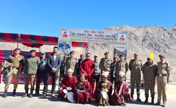 Hon’ble Deputy CEC Tsering Angchuk virtually joins inauguration of 11 infrastructure projects in Ladakh by Hon’ble Defence Minister from Nubra