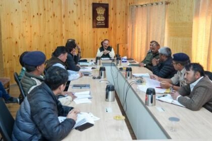 Make driving schools proper functional, says Advisor Ladakh while discussing Supreme Court committee of Road Safety Act recommendations