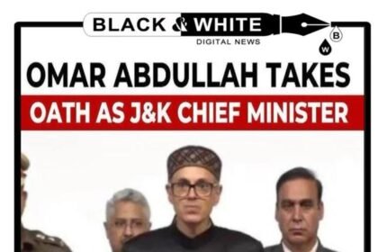 Omar Abdullah Sworn In as J&K's Chief Minister After Five Years Surinder Choudhary Takes Oath as Deputy CM, Key Leaders Join Cabinet.