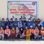 Three-Day Inter-Department Cricket Tournament Concludes at Leh Campus, University of Ladakh