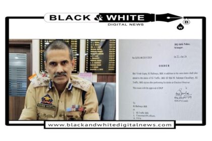 Vivek Gupta Takes Over as IGP Traffic Amid Reshuffle in Jammu and Kashmir Police