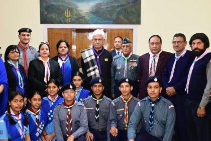 Had a wonderful interaction with Scouts and Guides today at Raj Bhawan
