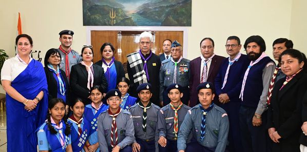 Had a wonderful interaction with Scouts and Guides today at Raj Bhawan