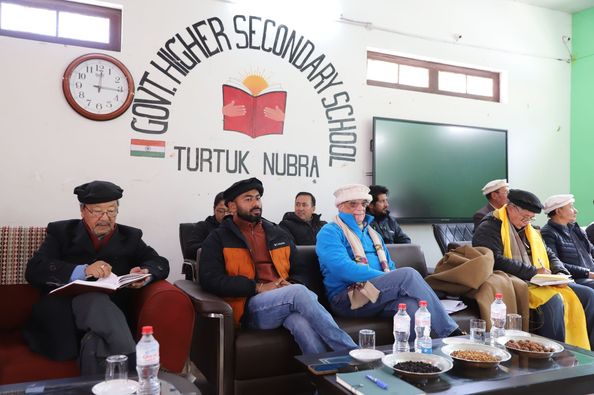 New Districts Committee meets Local Leaders from Turtuk and Bogdang