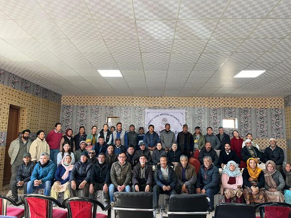 Leh, November 9, 2024: District Legal Services Authority Leh observed Legal Services Day at Community Hall Chuchot.