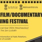 Department of Information and Public Relations UT Ladakh, is going to organize Short Film/ Documentary Screening Festival on Nov 13, 2024 at Zen Hotel Leh.