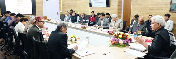Chaired 35th Executive Council Meeting of Shri Mata Vaishno Devi University, earlier today.