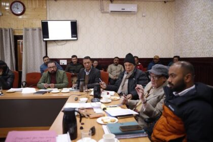 New Districts Committee holds meeting with District Officers of Leh District