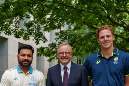 Australian PM Anthony Albanese Meets Indian Cricket Team Ahead Of Warm-Up Match