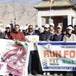 MP Ladakh, DC leh flag off “Run for Unity” from Leh gate to NDS stadium*