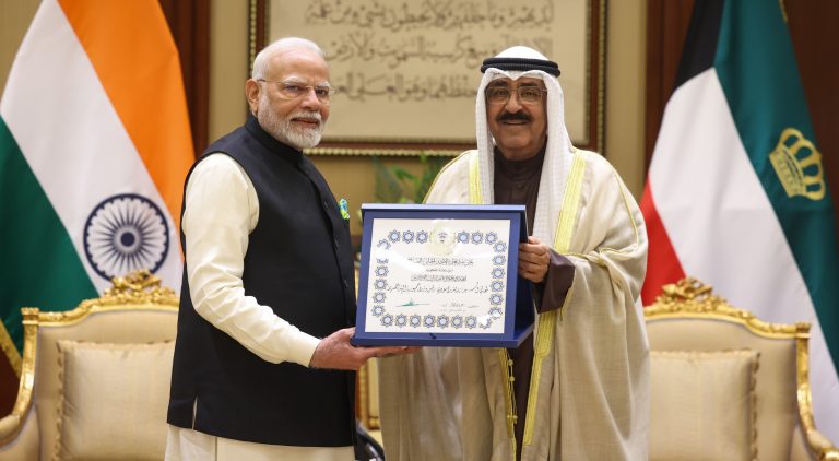 PM Modi Honoured With Kuwait’s Highest Civilian Award