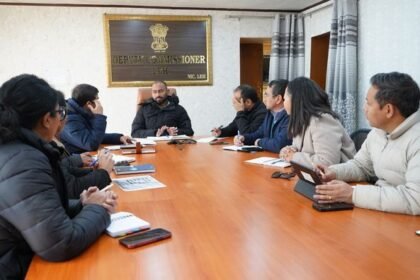 Press Release: DC Leh @santoshsukhdeve reviews formulation of Guideline for Housing for All Scheme of LAHDC Leh