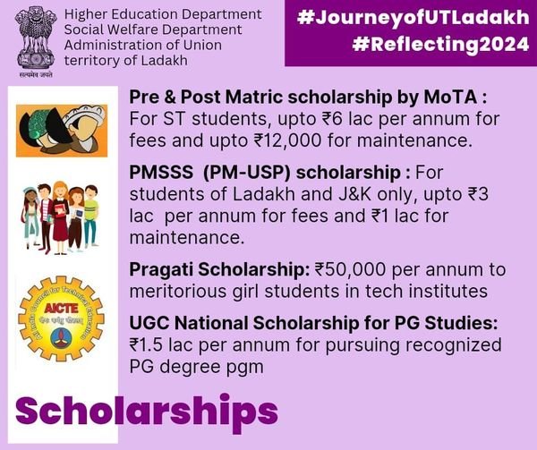 Opening doors to quality education! #Scholarship by @TribalAffairsIn & #PMSSS by @AICTE_INDIA help students pursue their dreams for quality education.