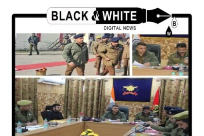 Crime and Operational Review Meeting Conducted by DIG North Kashmir Range; Visit to Martyr ASI Showkat Ahmad’s Family Highlights Sacrifice and Commitment