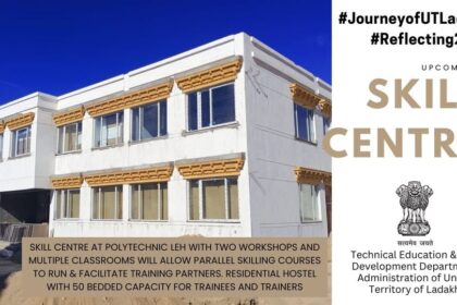 Expanding horizons for youth of #Ladakh ! Upcoming residential SKILL CENTRE at Polytechnic #Leh will provide youth from remote regions access to quality skill courses. A step towards bridging gaps & building brighter futures! #JourneyofUTLadakh #Reflecting2024 #TE&SD #LSDM