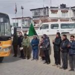 Secretary of School Education UT Ladakh Flags Off New School Buses