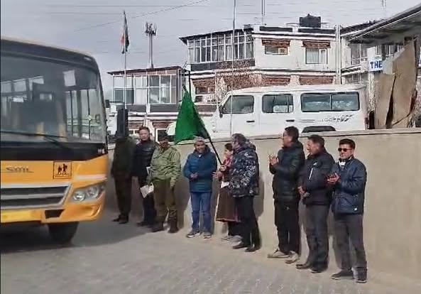 Secretary of School Education UT Ladakh Flags Off New School Buses