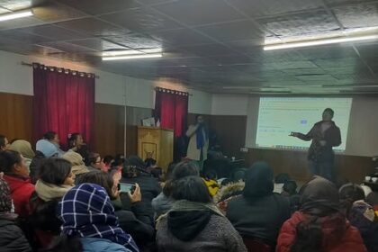 Leh, December 12, 2024: Block Medical Officer (BMO) Leh, Dr. Nurboo Angchuk, organized a two-day training session for all the Medical Officers (MO), Community Health Officers (CHO), and Female Multi-Purpose Health Workers (FMPHW) of Leh on December 11th and 12th, 2024, at the BMO office in Chuchot.