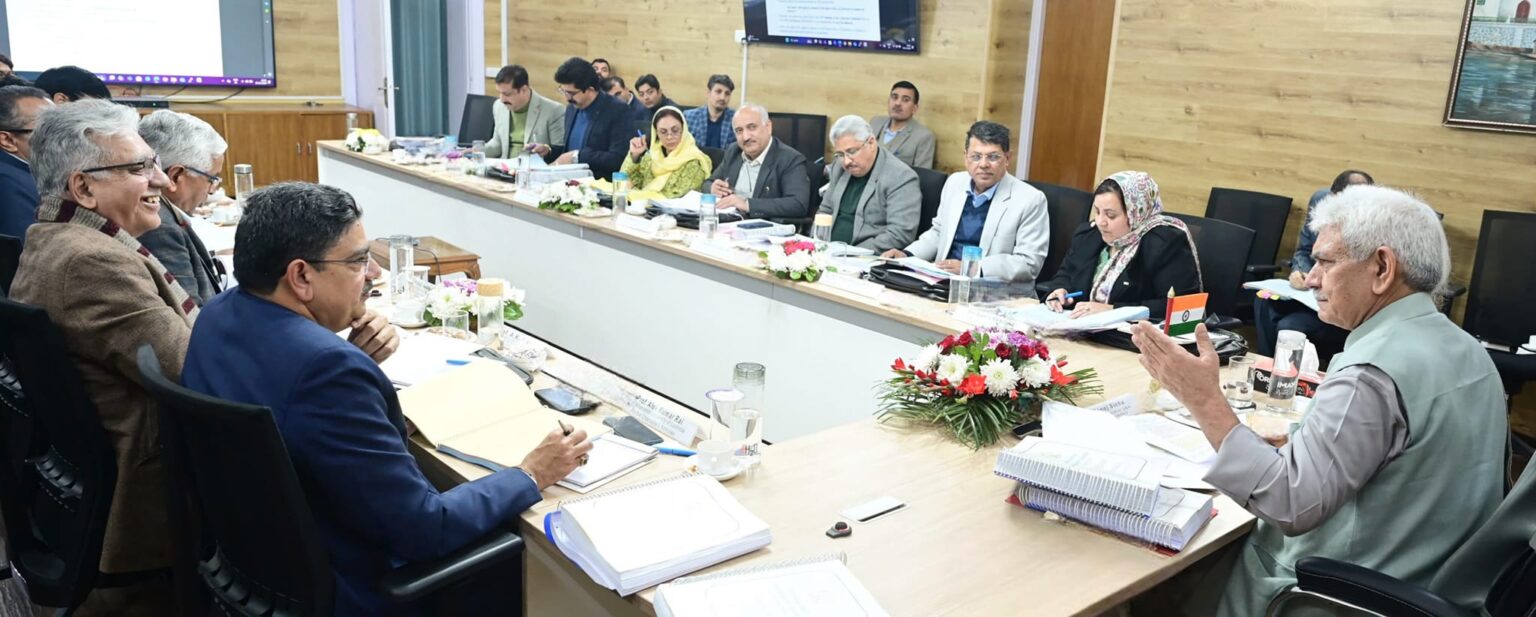 Chaired the 88th University Council Meeting of University of Jammu, at Raj Bhawan earlier today.