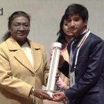 Congratulations to Master Ayaan Sajad on receiving Pradhan Mantri Rashtriya Bal Puraskar from Hon’ble President Smt. Droupadi Murmu Ji.