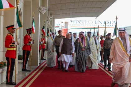 Indian Diaspora, 101-Year-Old Former IFS Officer Greet PM Modi On Arrival In Kuwait Kuwait City