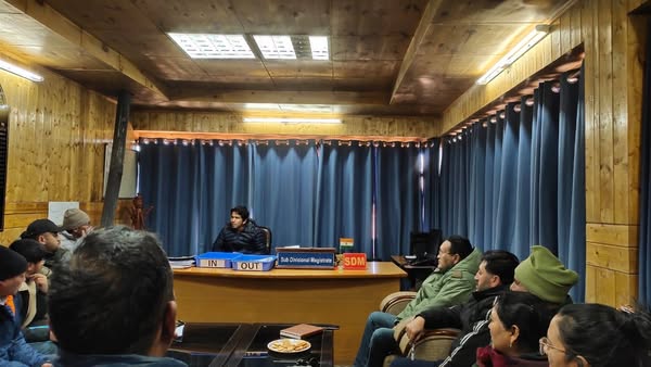 Press Release:- SDM Nyoma conducts preparatory meeting for upcoming Republic day celebration.