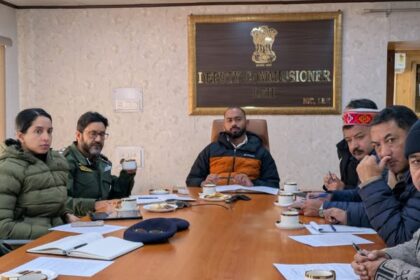 DC Leh chairs a meeting regarding Observance of Road Safety Month