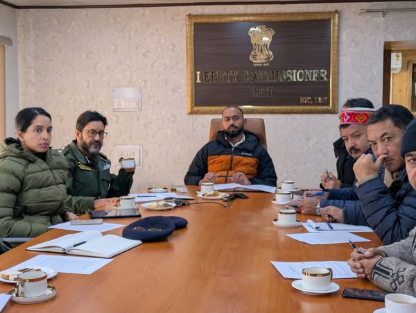 DC Leh chairs a meeting regarding Observance of Road Safety Month
