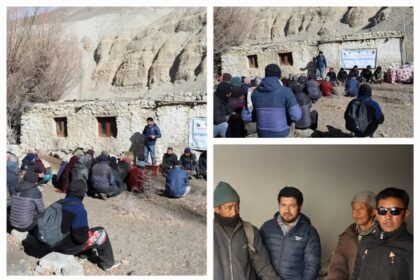 On January 10, 2025, the Nubra Sheep Husbandry Department conducted an awareness program in Tangyar, attended by livestock farmers from Tangyar, Khema and Digger.