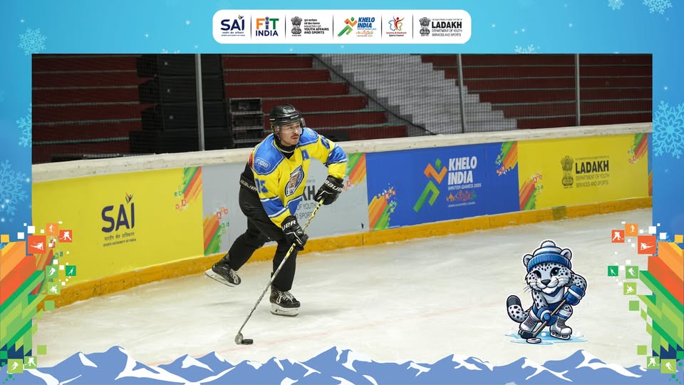 A game of strength, agility and precision, Ice Hockey games remain the centre of attraction of Ladakh's winter sports.