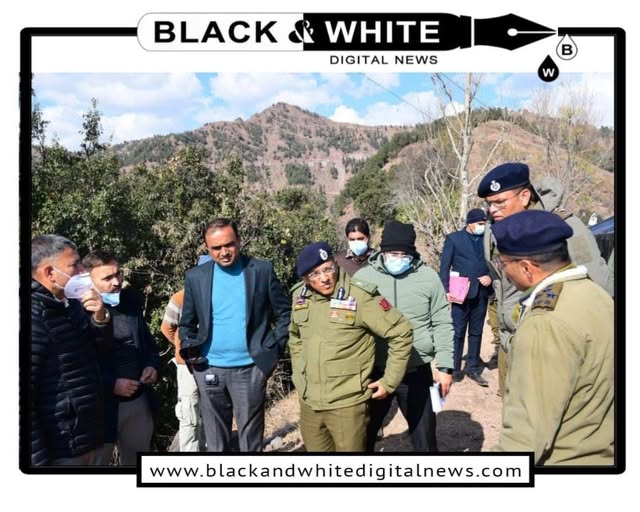 “Top Officials Review Safety in Badhaal Village: High-Risk Residents Relocated, Livestock Welfare Ensured”
