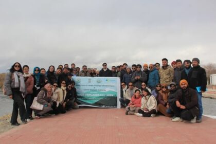 Leh, 1st February 2025 – The Department of Forest, Ecology and Environment and the Ladakh Wetland Authority commemorated World Wetlands Day 2025 at Sindhu Ghat, Shey, with a series of activities aimed at promoting wetland conservation and awareness.